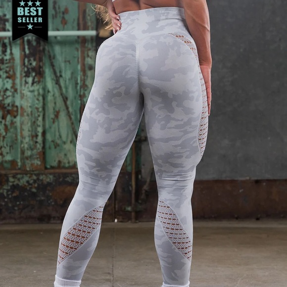 VDC Synergy White Camo Leggings - Picture 3 of 8